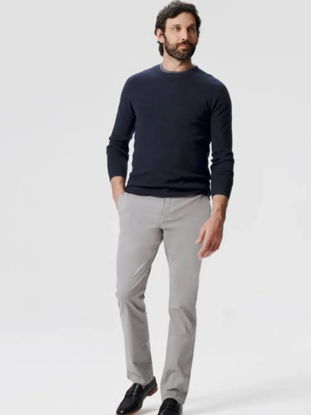 Mack Weldon Tech Merino Crew Neck Sweater